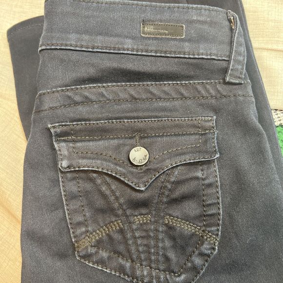 Kut from the Cloth Natalie High Rise Bootcut Jeans Dark Blue Wash Size 6 - Picture 6 of 16